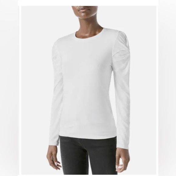 Frame denim cream long sleeved top Large - Picture 2 of 11